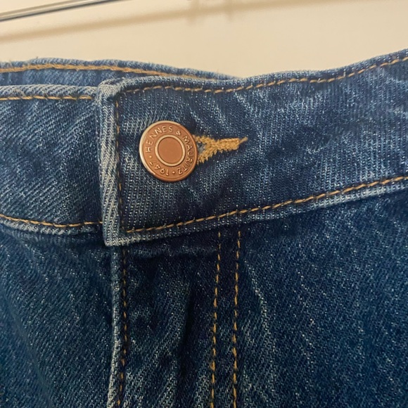 H&M Dark Blue Jean Shorts - Picture 3 of 6